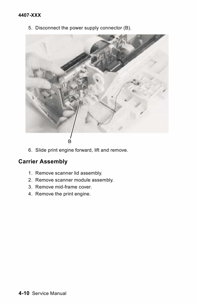 Lexmark X X5100 4407 Service Manual-4